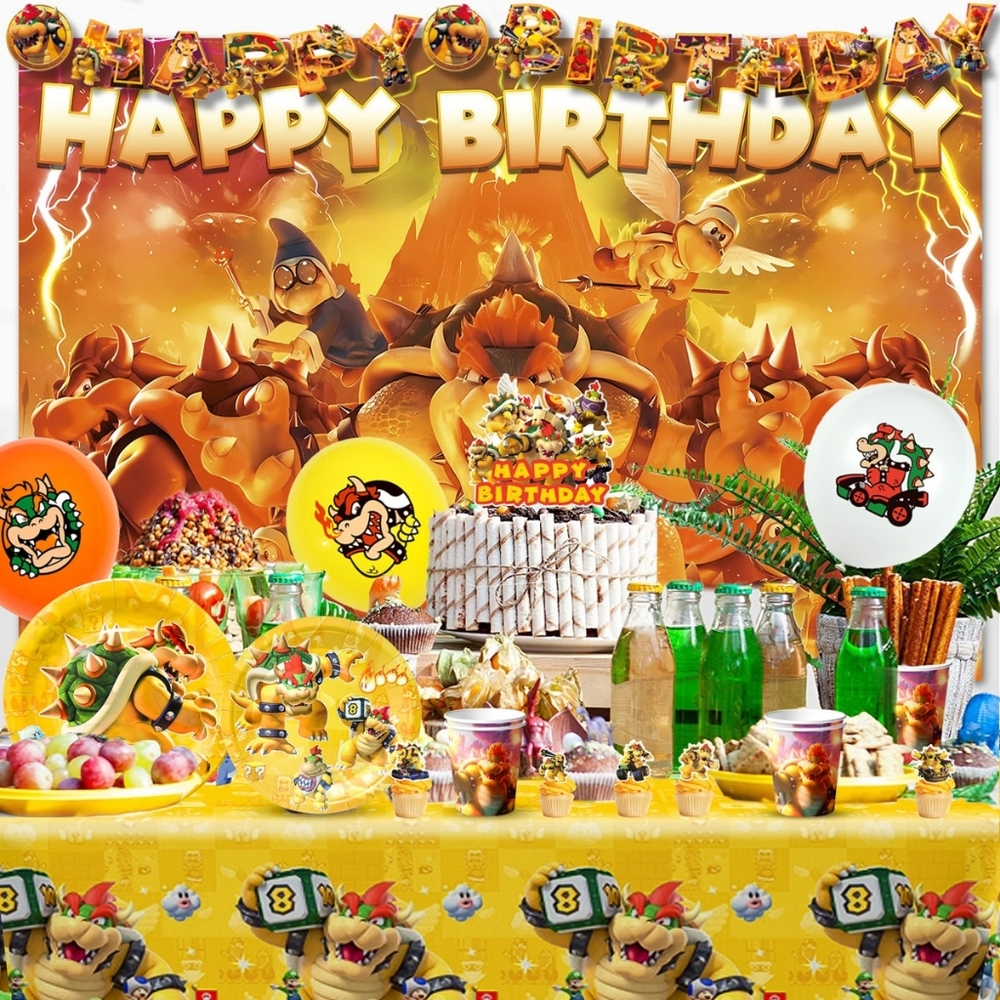 Super Mario Brothers King Kuppa Party In Box!
